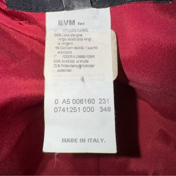 Les Copains Blazer Jacket Sz Small Gray Wool Elastane 3 Button Italian Sz 40 - Picture 8 of 9